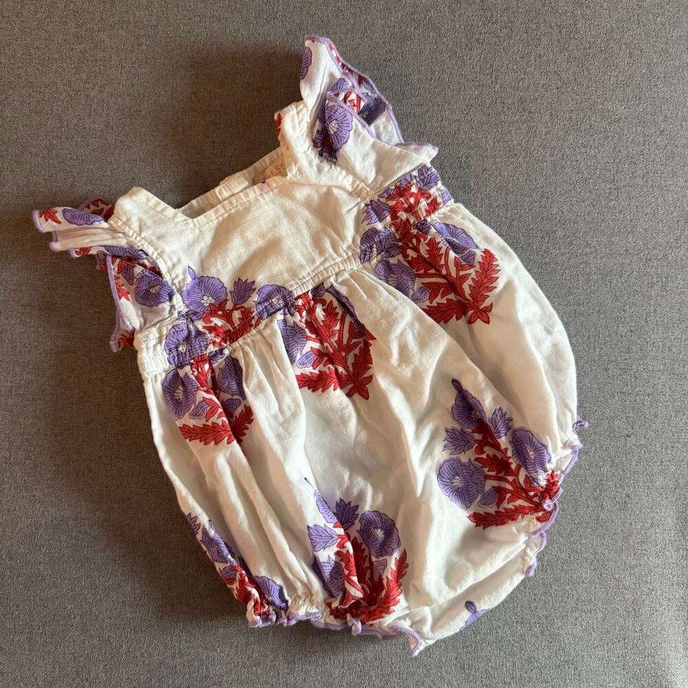 Pink Chicken Bubble romper
